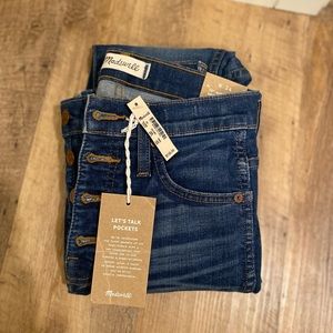 Madewell 10” High Rise Skinny Skinny